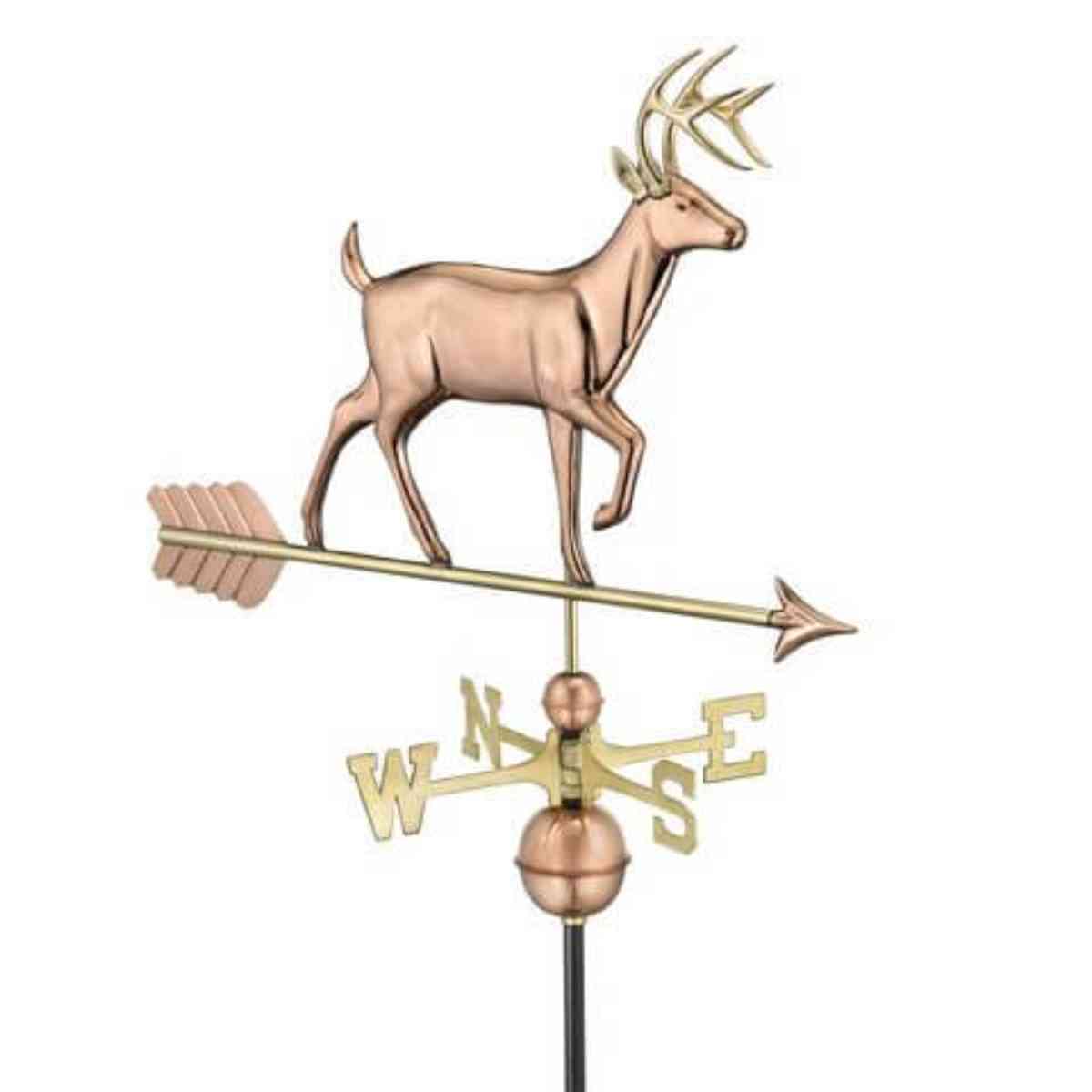 Large Copper Stag Deer Weathervane.jpg_1 Large Copper Stag Deer Weathervane